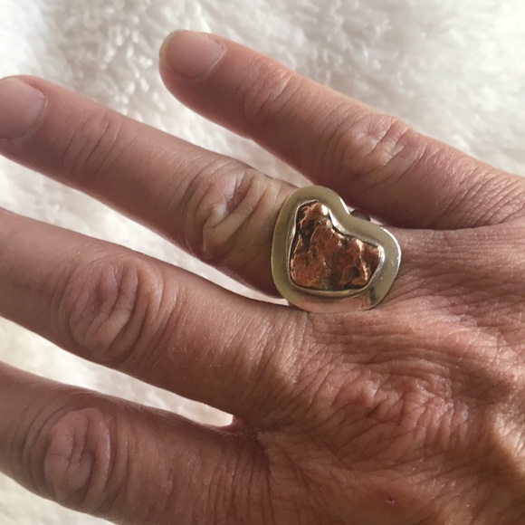 Authentic Michigan State .925 Silver Copper  Ring - Picture 5 of 8